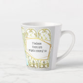 Guardian angel voor meisjes | DIY-gezegden Latte Mok (Rechts)