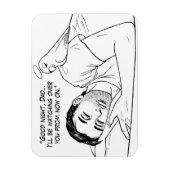 Guardian angel voor papa magneet (Verticaal)