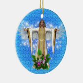 Guardian Angel Watch Over Blue Ornament (Rechts)