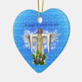 Guardian Angel Watch Over Heart Ornament (Links)