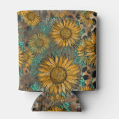 Guardian Angel Western Wings Sunflower sublimation Blikjeskoeler (Achterkant)