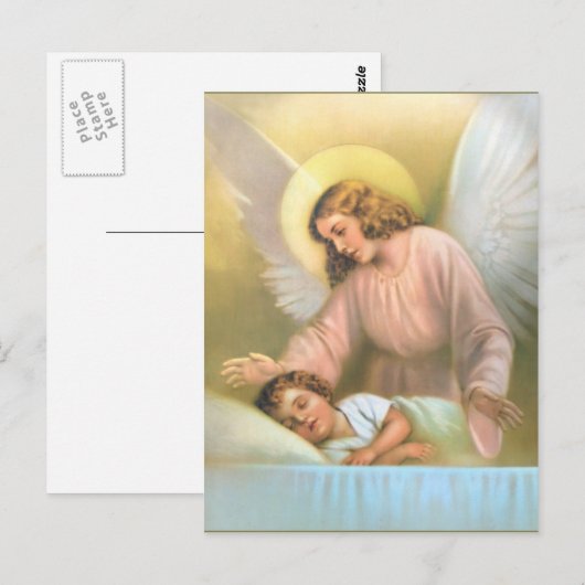 Guardian Angel with Child Briefkaart (Voorkant / Achterkant)
