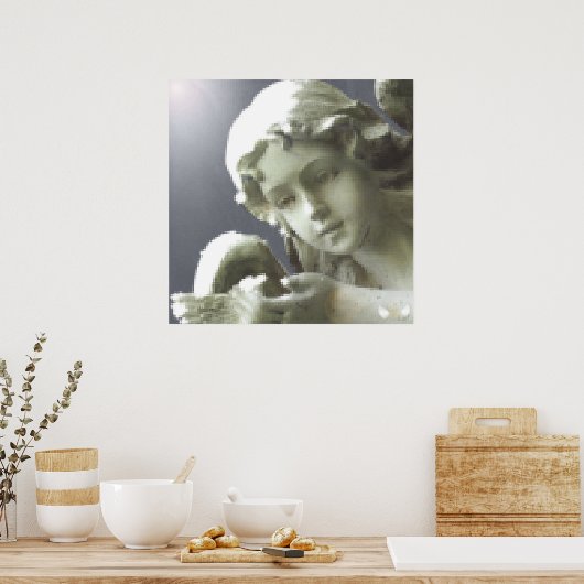 Guardian Angelic Dazzling Vision Poster-Customize Poster (Keuken)