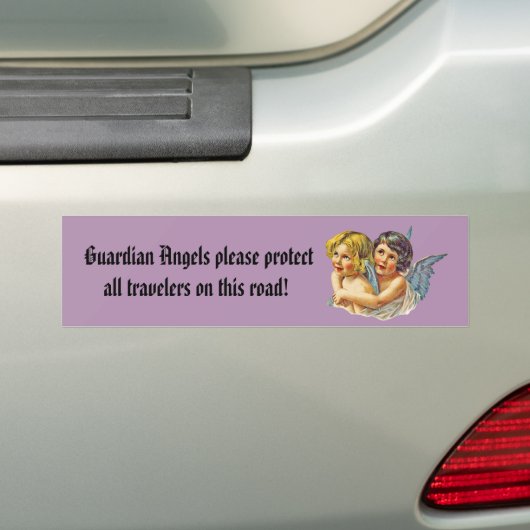  Guardian Angels Bumpersticker (Op auto)