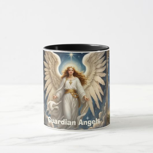 Guardian Angels Invocatie en dankbaarheid Mok (Midden)
