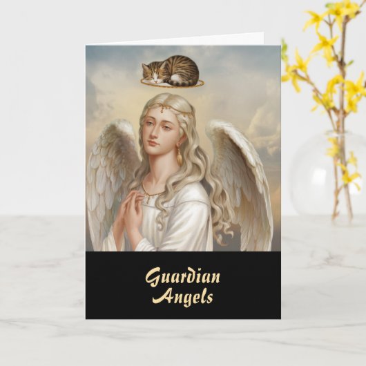 Guardian Angels Kaart (Gele Bloem)