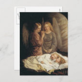 Guardian Angels KerstBriefkaart Feestdagenkaart (Voorkant / Achterkant)