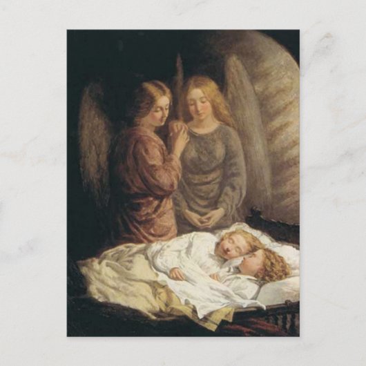 Guardian Angels KerstBriefkaart Feestdagenkaart (Voorkant)