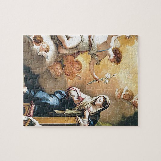 Guardian Angels met cadeautjes Legpuzzel (Horizontaal)