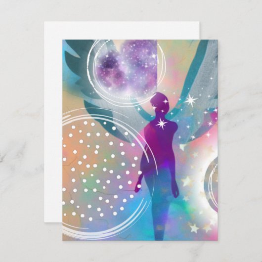 Guardian Angels Notitiekaartje (Voorkant / Achterkant)