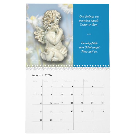 Guardian Angels – Schutzengel 2026 Kalender (Mar 2026)