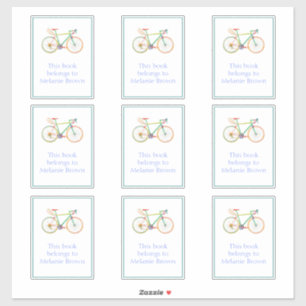 Guardian Bike Bookplate Sticker