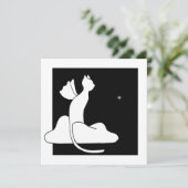 Guardian Cat Feestdagenkaart (Staand voorkant)