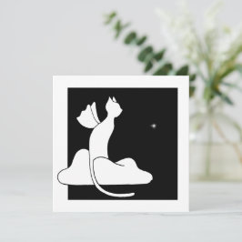 Guardian Cat Feestdagenkaart