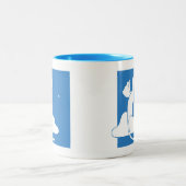 Guardian Cat Tweekleurige Koffiemok (Center)