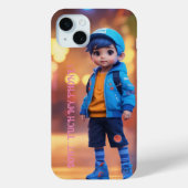 : "Guardian Chibi: 4D geanimeerde Schattigee jonge Case-Mate iPhone Case (Achterkant)