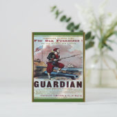 Guardian Clipper Zeilen Briefkaart (Staand voorkant)
