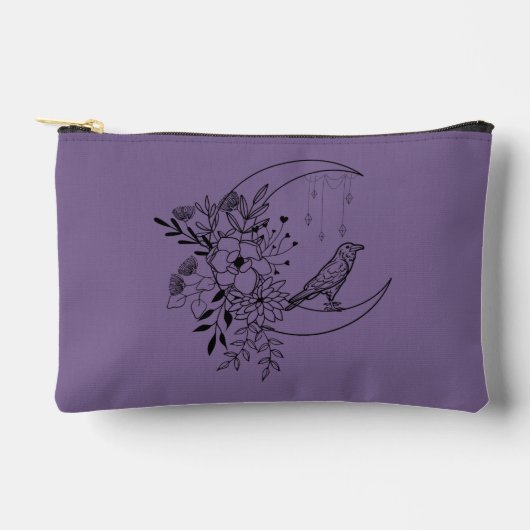 Guardian Crow Rits Pouch Tarot Kaart Bag Etui (Voorkant)