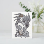 Guardian Dragon Briefkaart (Staand voorkant)