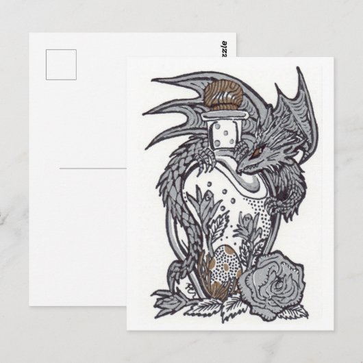 Guardian Dragon Briefkaart (Voorkant / Achterkant)