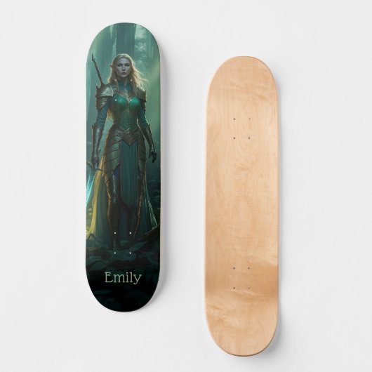 Guardian Elf of the Enchanted Realm Persoonlijk Skateboard (Voorkant)