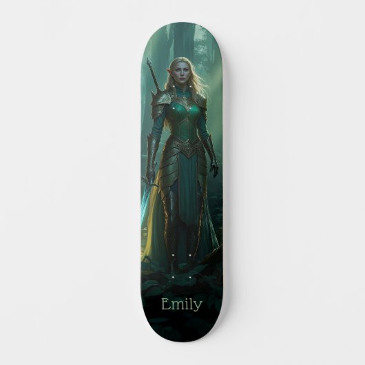 Guardian Elf of the Enchanted Realm Persoonlijk Skateboard (Voorkant)