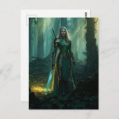 Guardian Elf van het betoverde rijk Briefkaart (Voorkant / Achterkant)