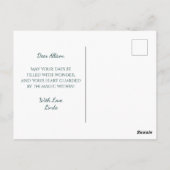 Guardian Elf van het betoverde rijk Briefkaart (Achterkant)