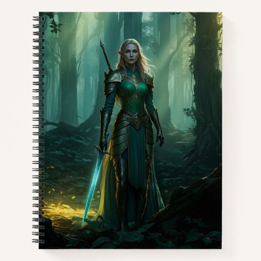 Guardian Elf van het betoverde rijk Notitieboek (Voorkant)