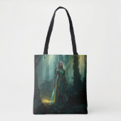 Guardian Elf van het betoverde rijk Tote Bag (Voorkant)