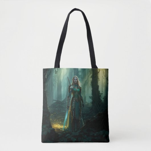 Guardian Elf van het betoverde rijk Tote Bag (Voorkant)