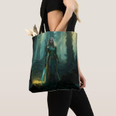 Guardian Elf van het betoverde rijk Tote Bag (Dichtbij)
