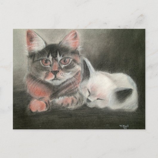 Guardian en Angel PostcardEen afbeelding van t Briefkaart (Voorkant)