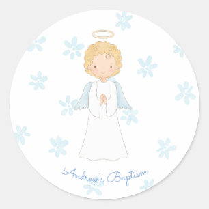 Guardian Engel Doop Katholieke doop Ronde Sticker
