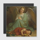 Guardian Engel en kind keuken magneet (Voorkant / Achterkant)