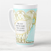 Guardian-engel en -ramen | DIY-gezegden Latte Mok (Linkerhoek)