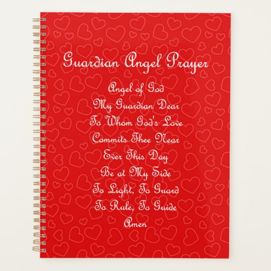 Guardian Engel Gebed Harten Planner (Voorkant)