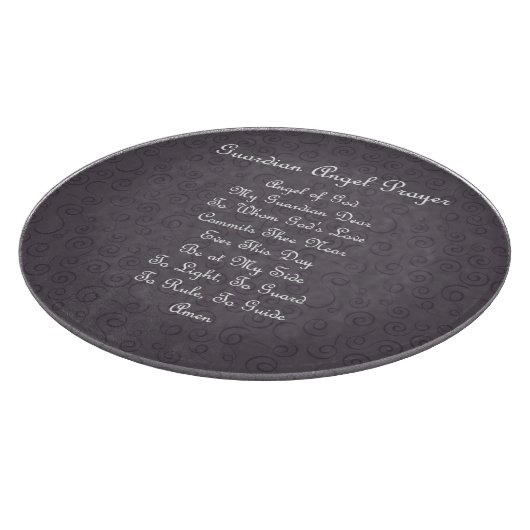 Guardian Engel Gebed Houtskool Snijplank (Hoek)