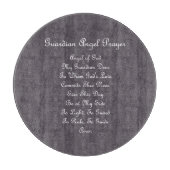 Guardian Engel Gebed Houtskool Snijplank (Voorkant)