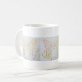 Guardian Engel van harten Art Custom Coffee Mugs Koffiemok (Voorkant links)