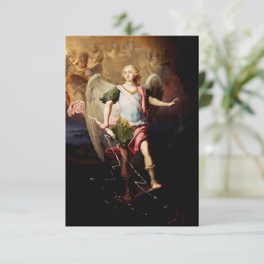 Guardian-engel: Vladimir Borovikovsky Bedankkaart (Staand voorkant)