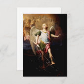 Guardian-engel: Vladimir Borovikovsky Bedankkaart (Voorkant / Achterkant)