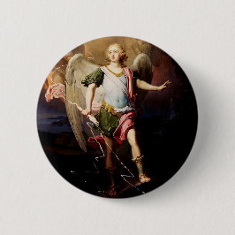 Guardian-engel: Vladimir Borovikovsky Ronde Button 5,7 Cm