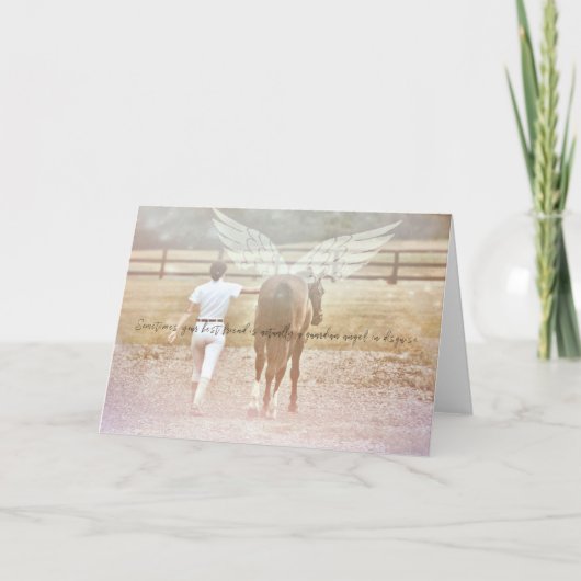 GUARDIAN IN DISGUISE WENSKAART BEDANKKAART (Voorkant)