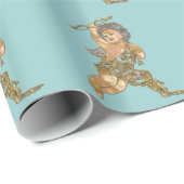 Guardian Kerstmis Angel Cadeaupapier (Rol Hoek)