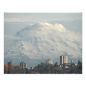 Guardian Mount Rainier Landschap Foto Afdruk (Voorkant)