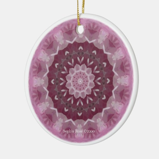 Guardian of LOVE Mandala Keramisch Ornament (Links)