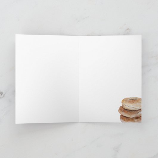 Guardian of the Bagels-kaart Kaart (Binnen)