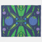 Guardian of the Blueberries Fleece (3 maten) Deken (Voorkant (Horizontaal))