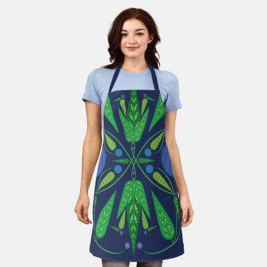 Guardian of the Blueberries Medium Apron Schort (Gedragen)